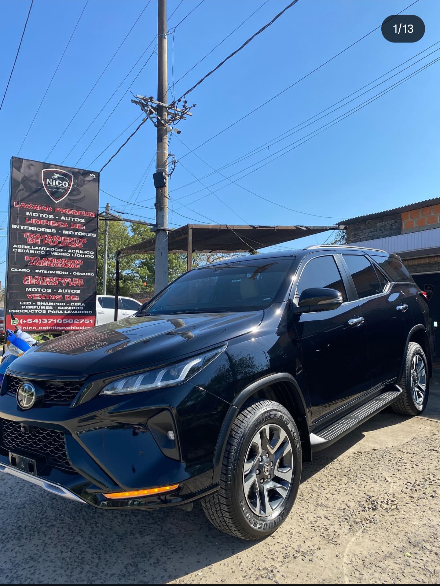 Trabajo de estética automotriz