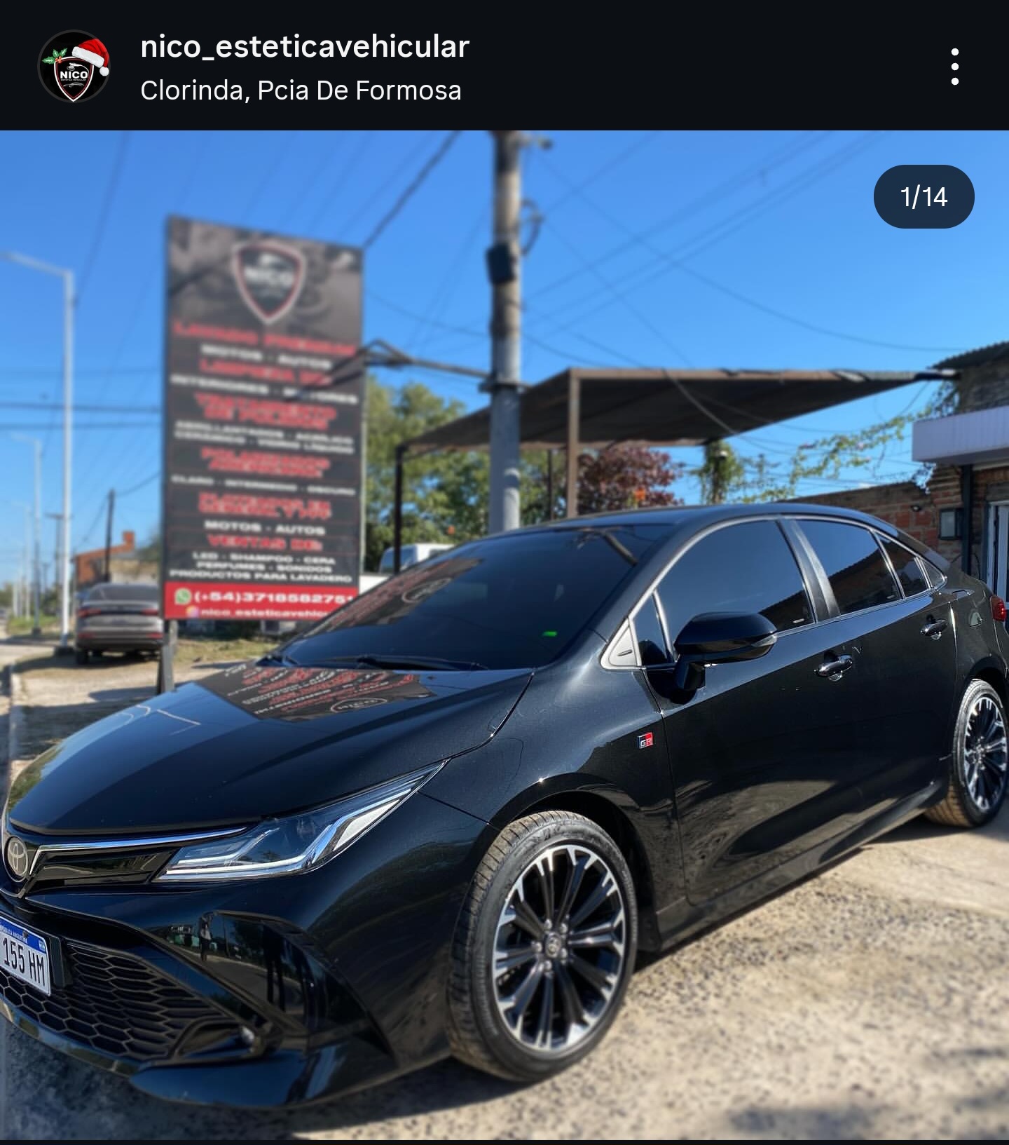 Trabajo de estética automotriz