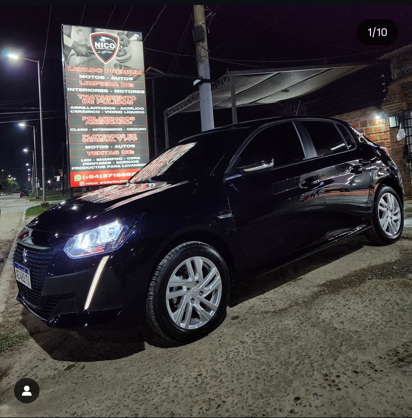 Trabajo de estética automotriz