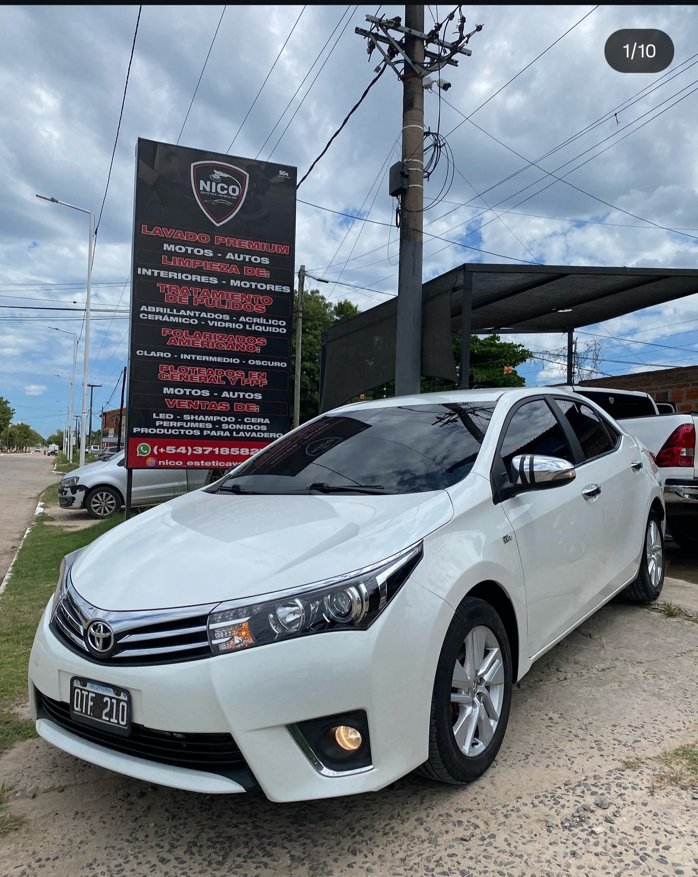 Trabajo de estética automotriz