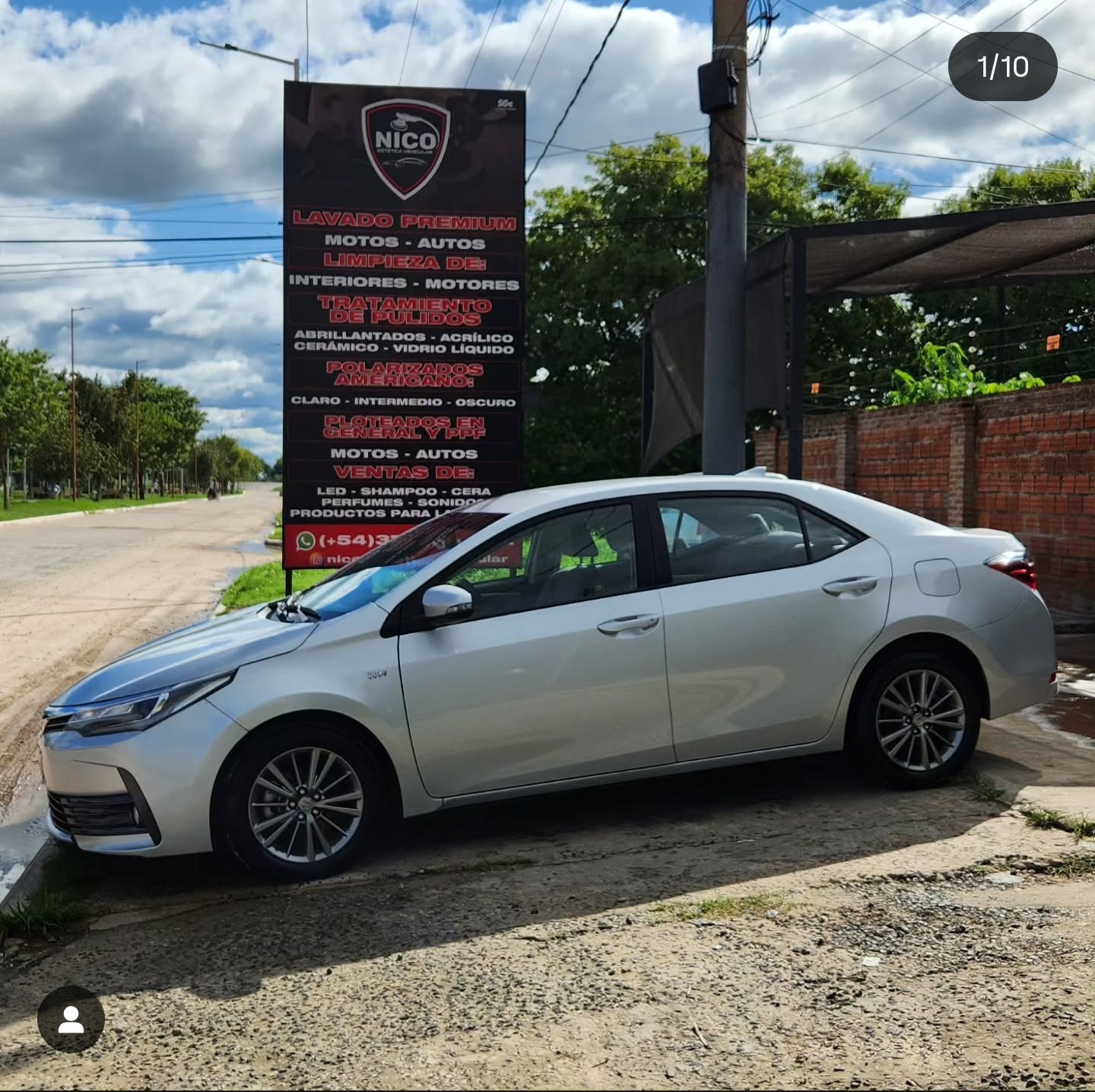 Trabajo de estética automotriz